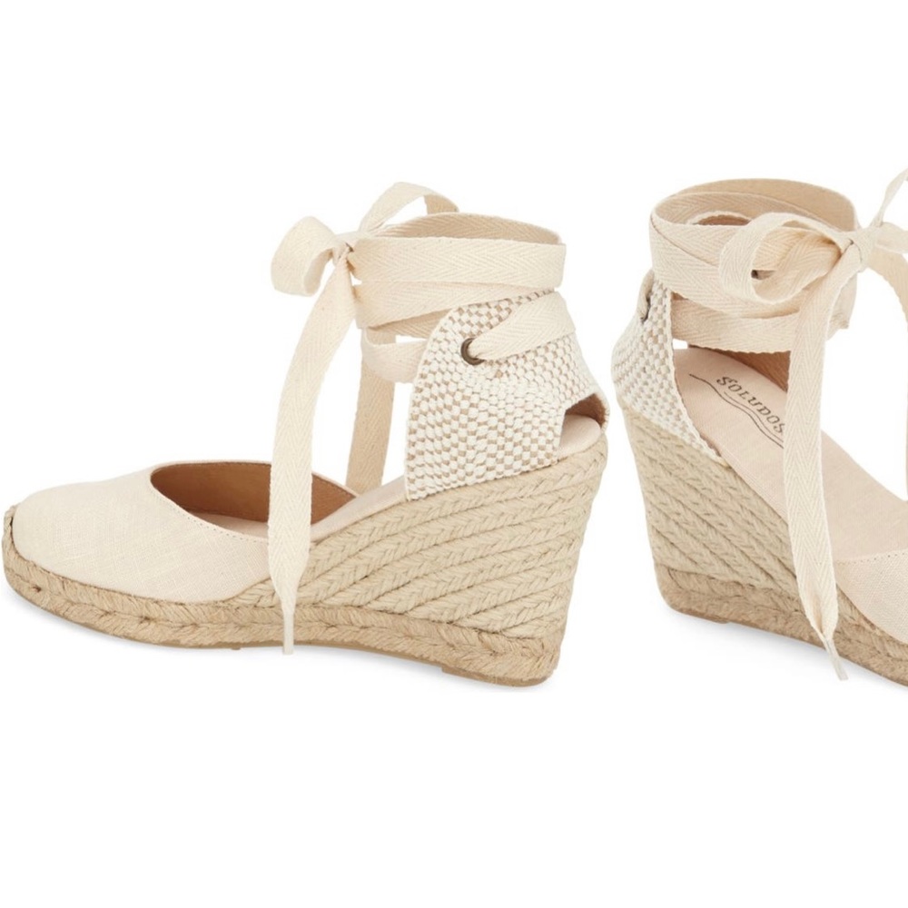 Soludos lace up Espadrilles size 8